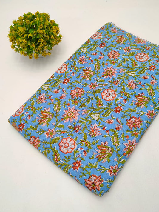 Hand Block Fabrics Dress Materials