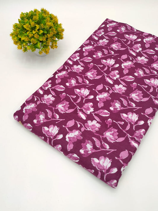 Sanganeri Cotton Fabric For Kurtis