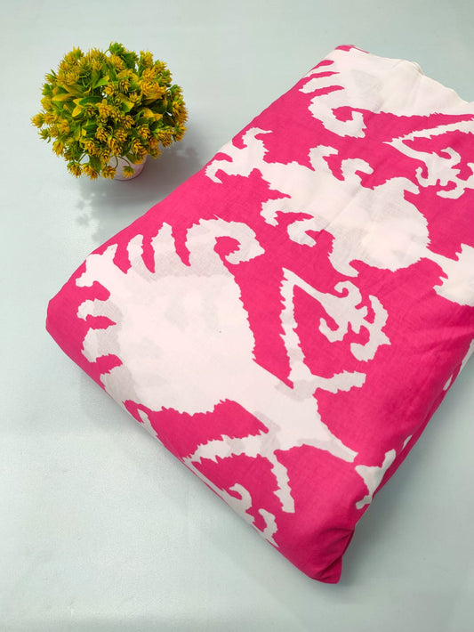 Pure Cotton Fabric Screen Printed
