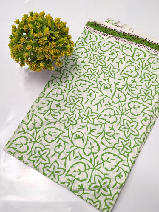 Hand Block Pure Cotton Dress material