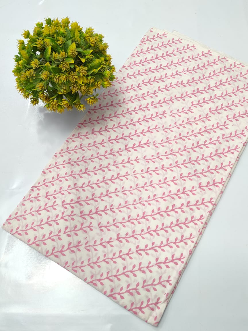 Hand Block Pure Cotton Dress material
