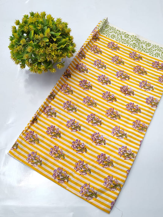 Hand Block Pure Cotton Dress material