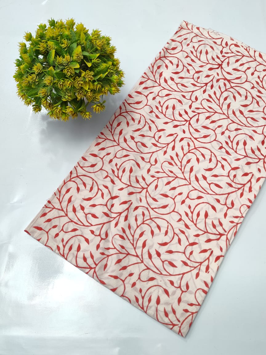 Hand Block Pure Cotton Dress material