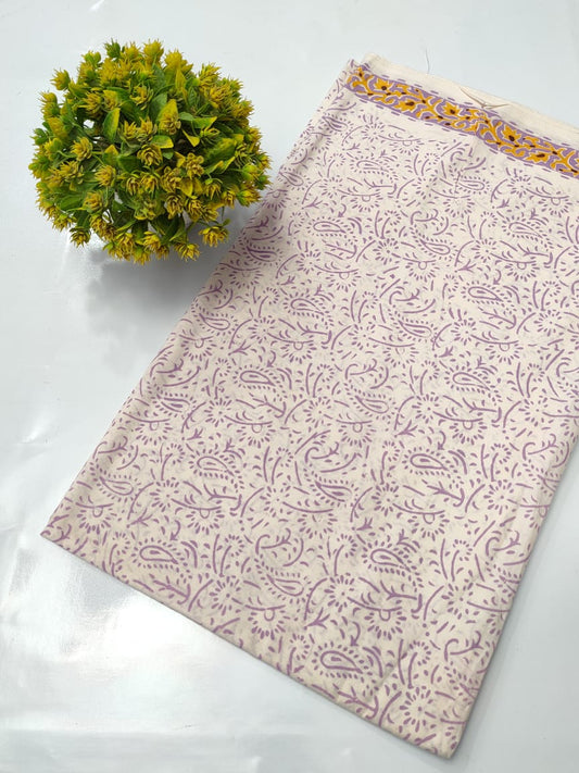 Hand Block Pure Cotton Dress material