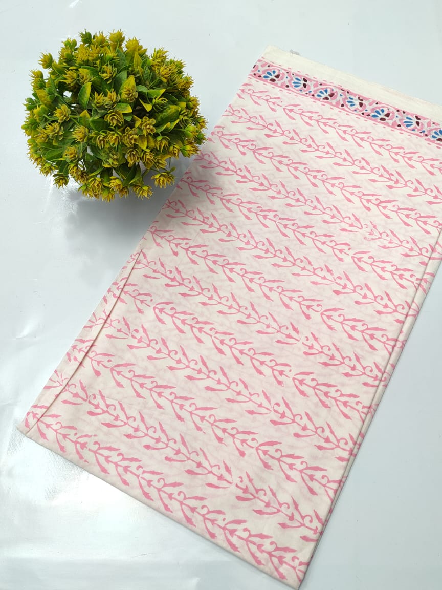 Hand Block Pure Cotton Dress material