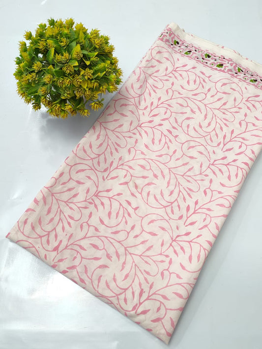 Hand Block Pure Cotton Dress material