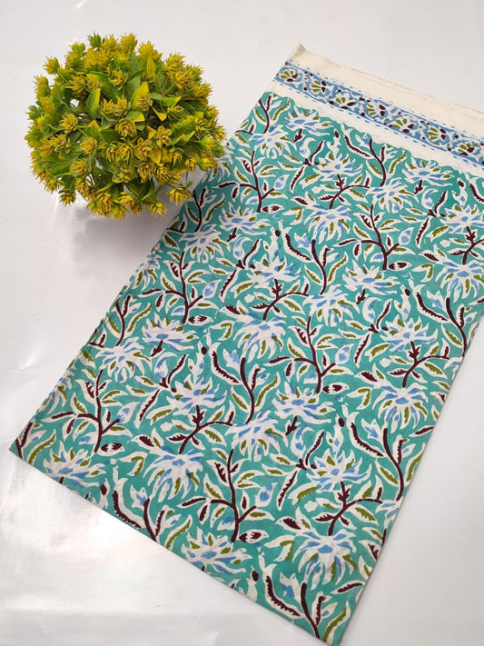 Hand Block Pure Cotton Dress material