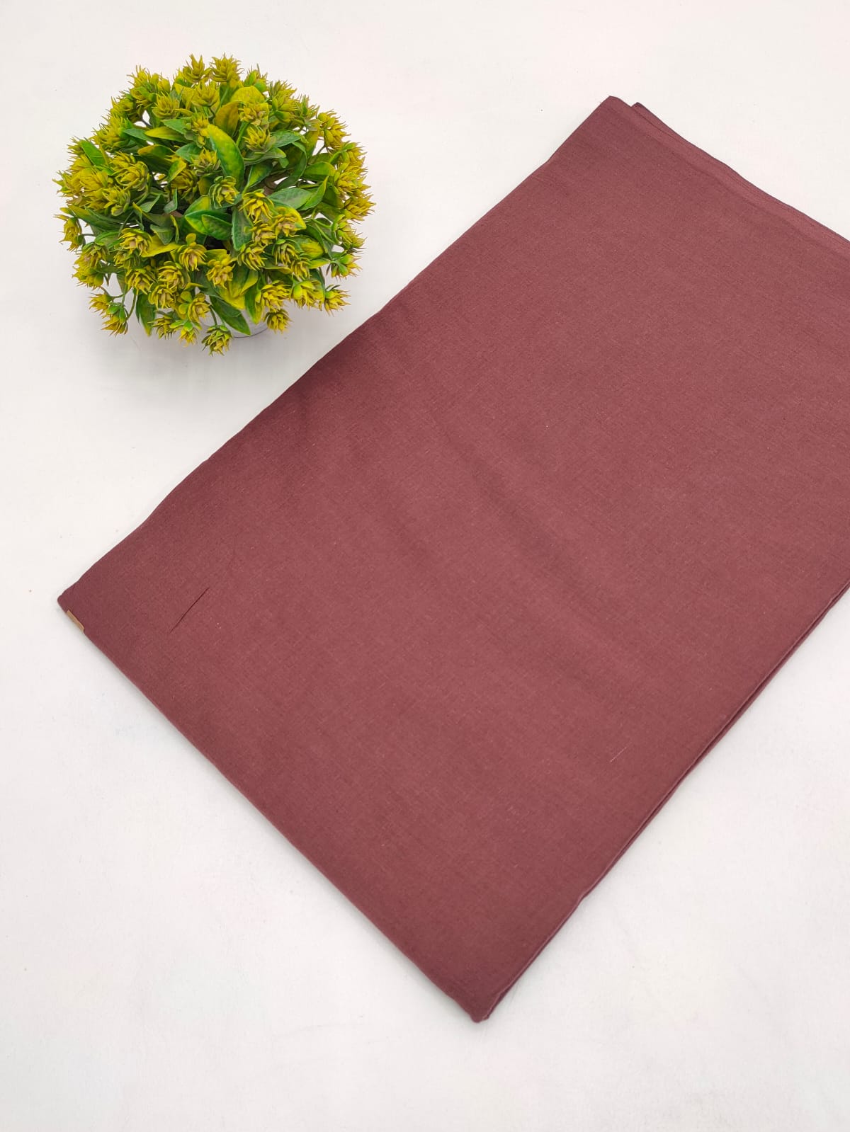 Plain pure cotton fabric