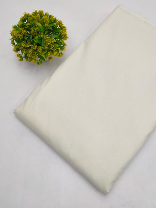 Plain pure cotton fabric