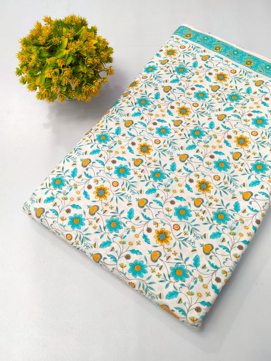 Pure Cotton Fabric Screen Printed