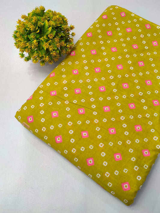 Pure Cotton Fabric Screen Printed