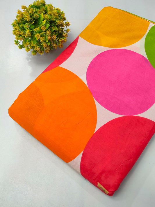 Pure Cotton Fabric Screen Printed