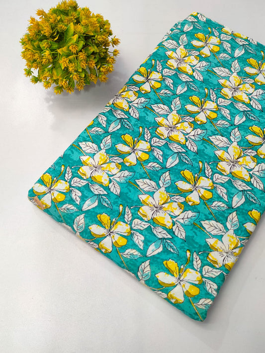 Pure Cotton Fabric Screen Printed