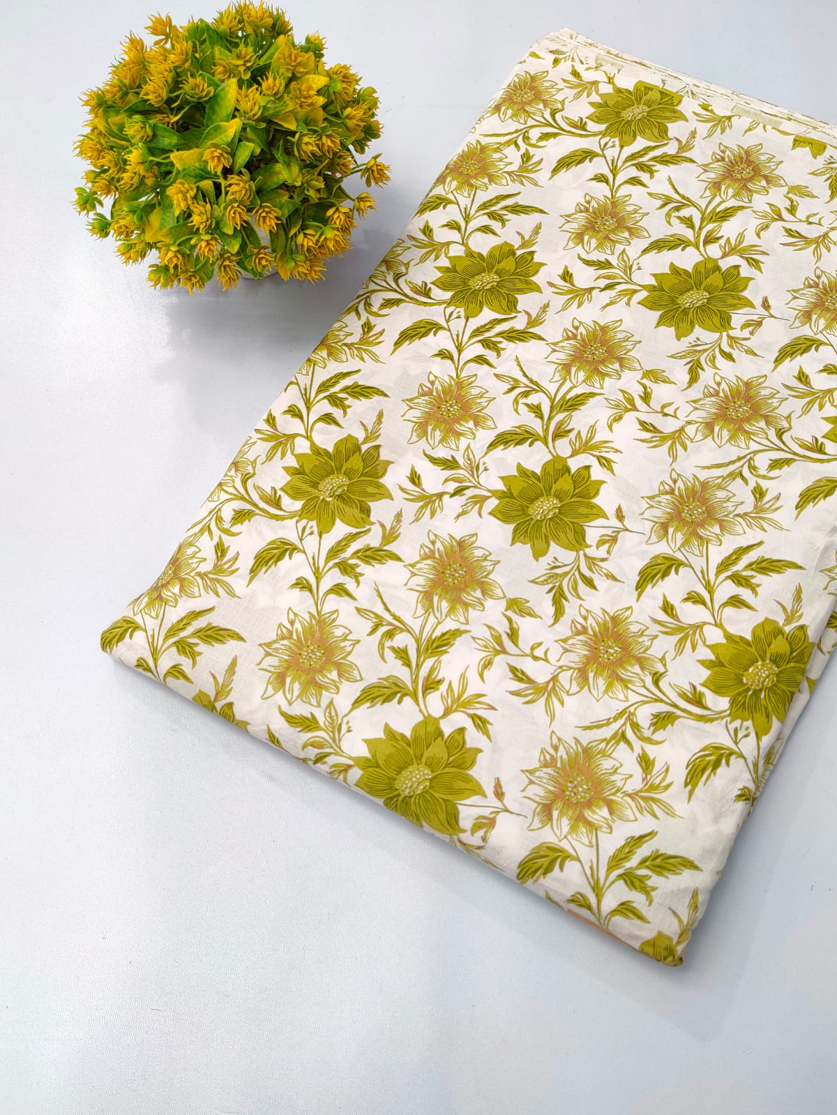 Pure Cotton Fabric Screen Printed