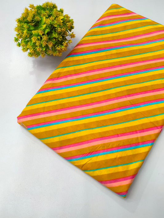 Pure Cotton Fabric Screen Printed