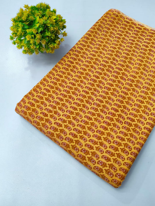 Pure Cotton Fabric Screen Printed