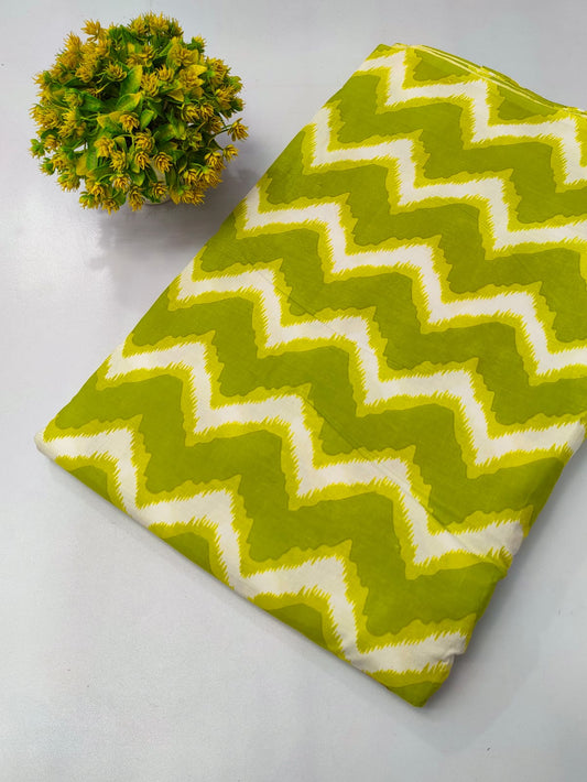 Pure Cotton Fabric Screen Printed