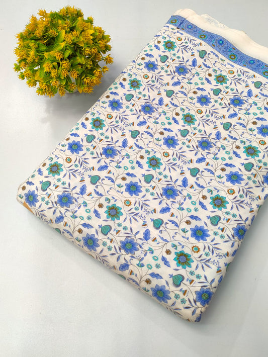 Pure Cotton Fabric Screen Printed