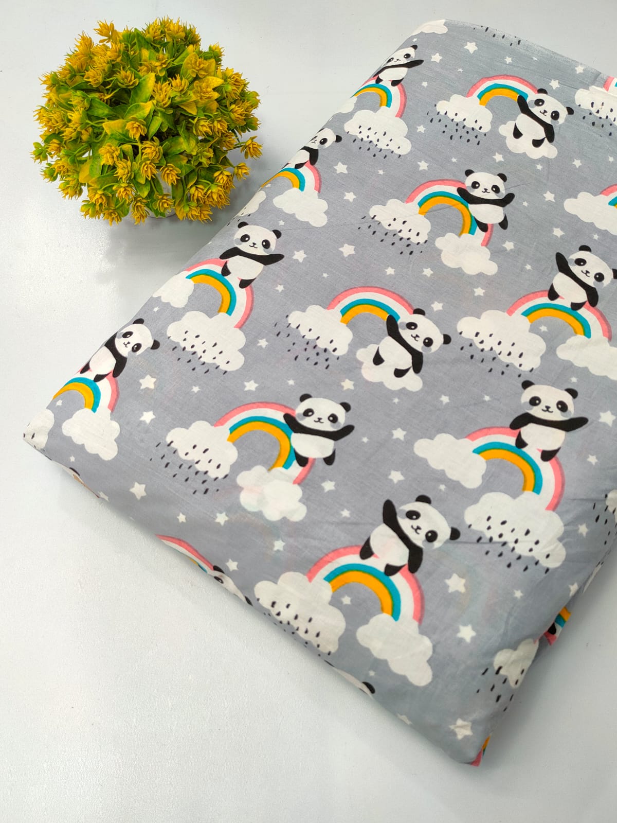 Pure Cotton Fabric Screen Printed