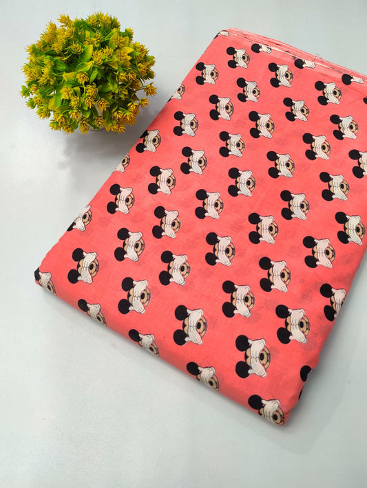 Pure Cotton Fabric Screen Printed