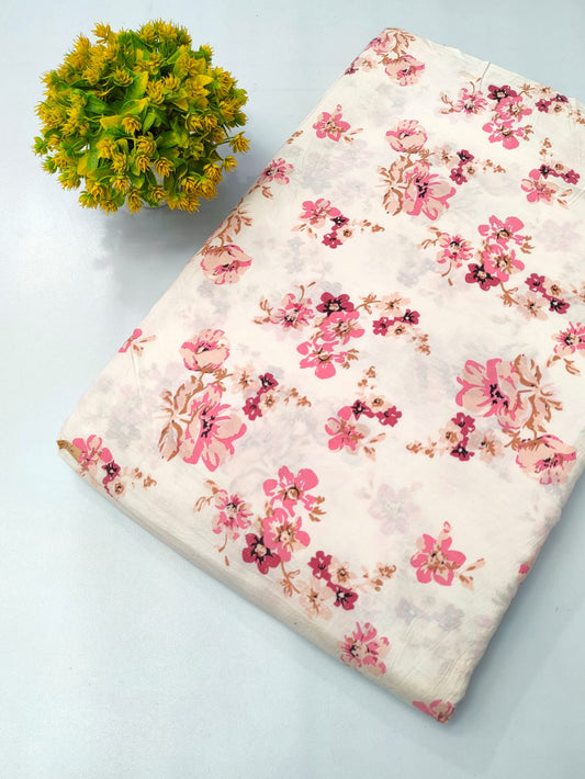 Pure Cotton Fabric Screen Printed