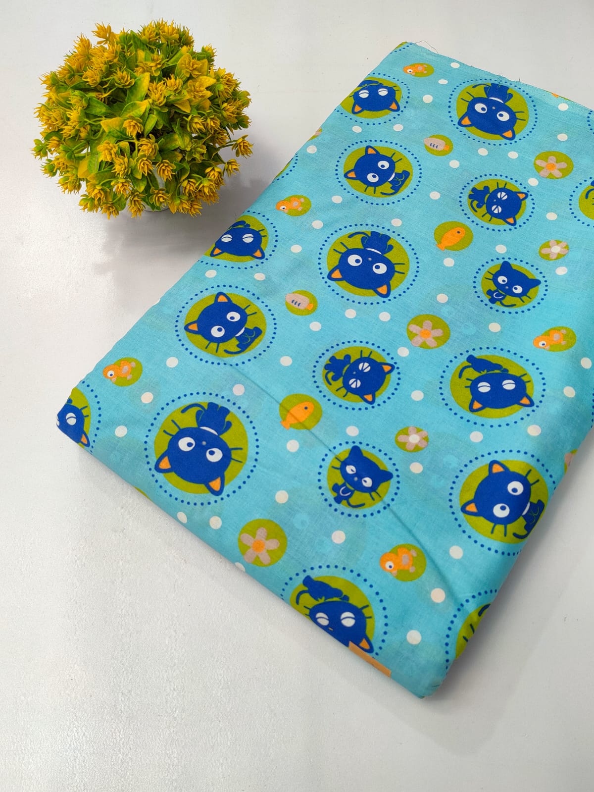 Pure Cotton Fabric Screen Printed