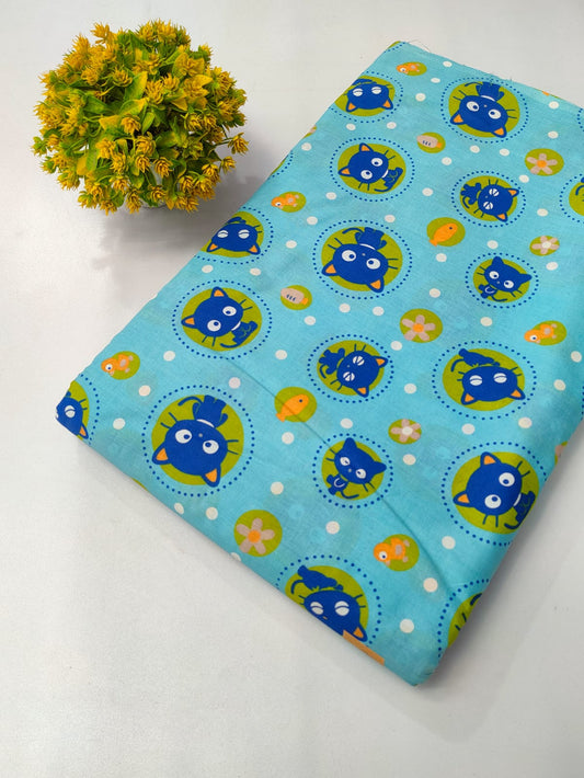 Pure Cotton Fabric Screen Printed