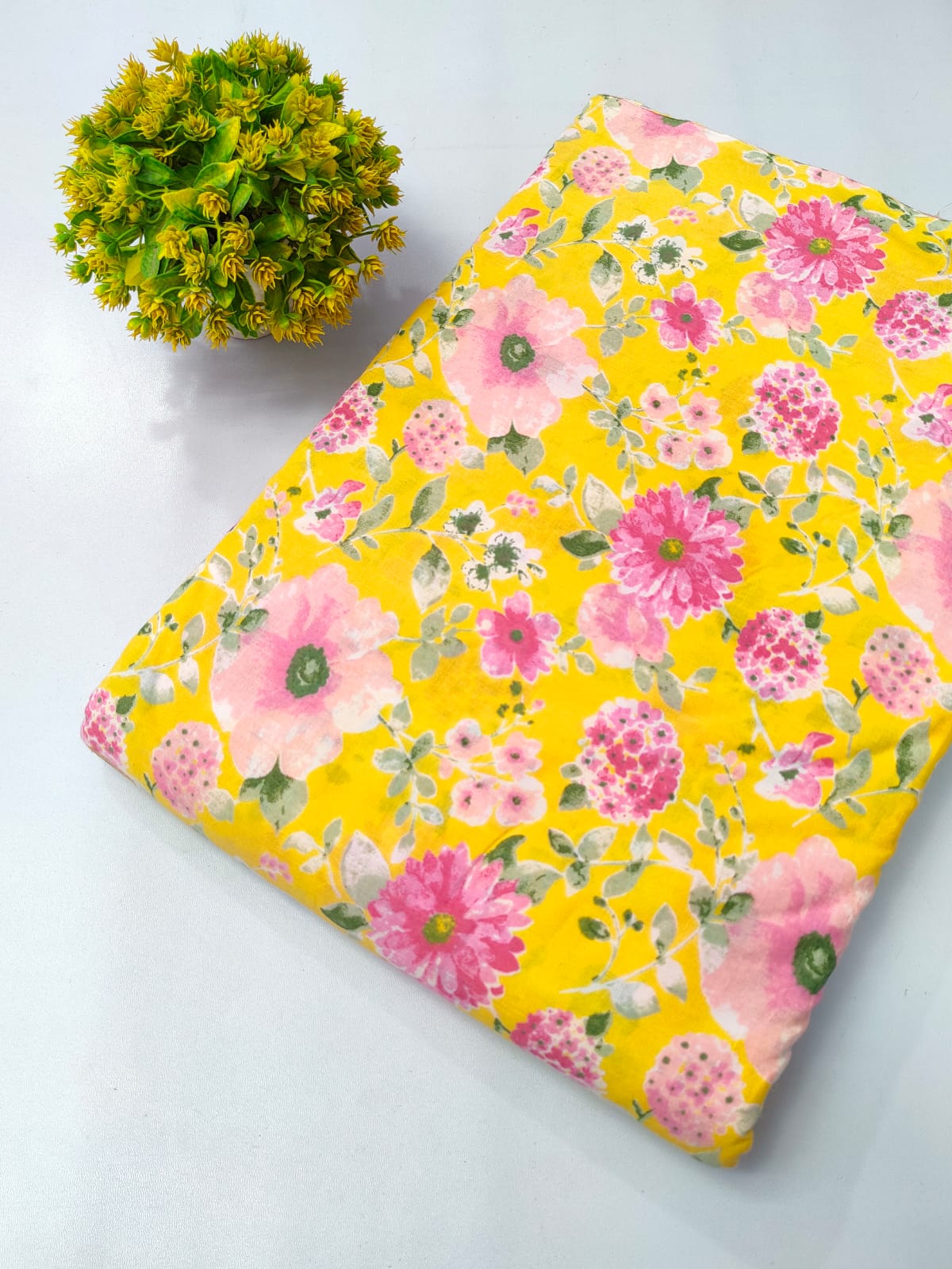 Pure Cotton Fabric Screen Printed