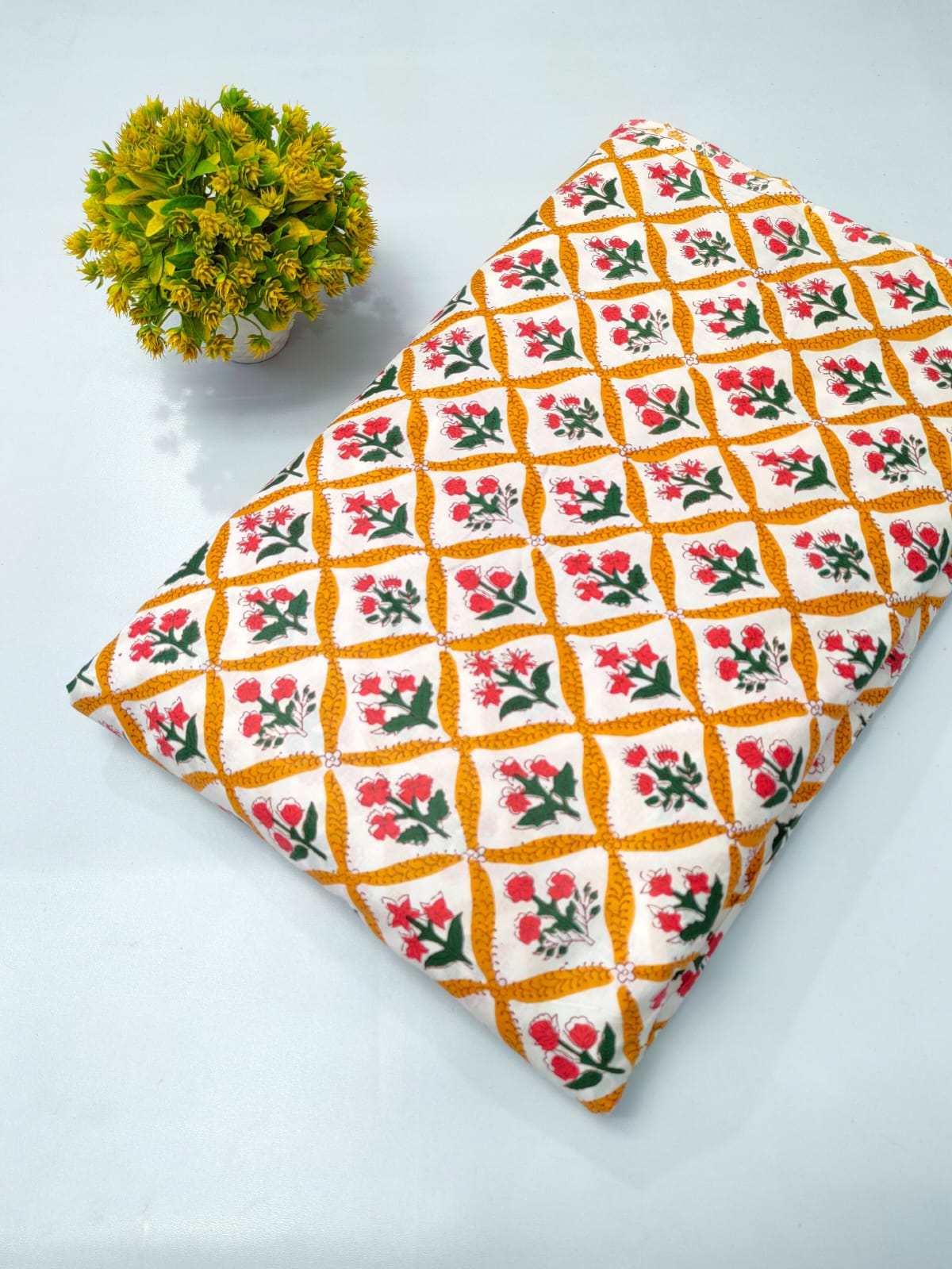 Pure Cotton Fabric Screen Printed