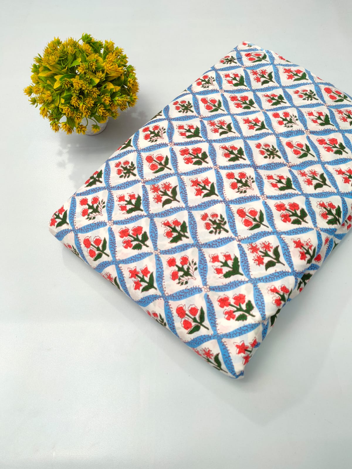 Pure Cotton Fabric Screen Printed