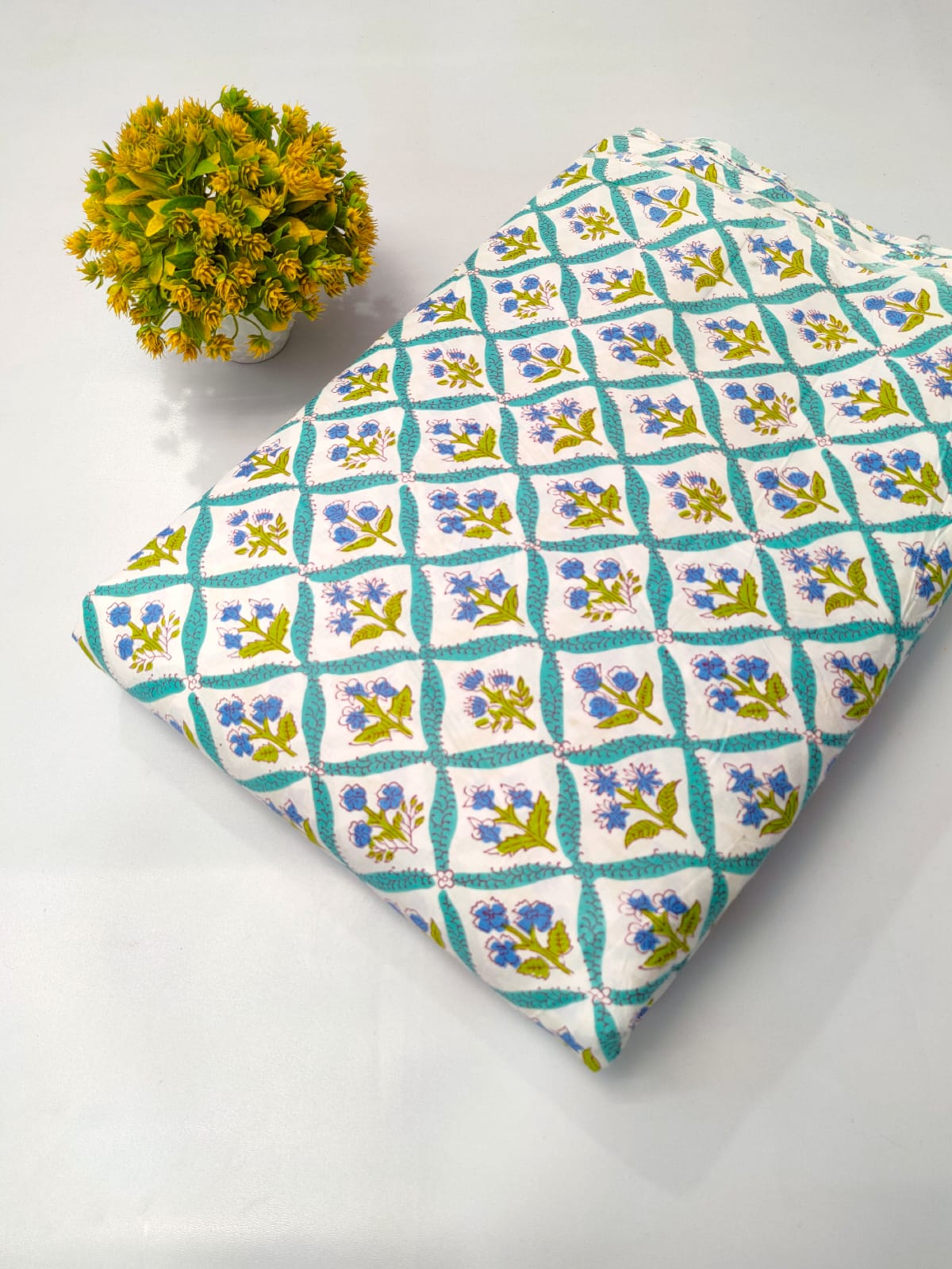 Pure Cotton Fabric Screen Printed