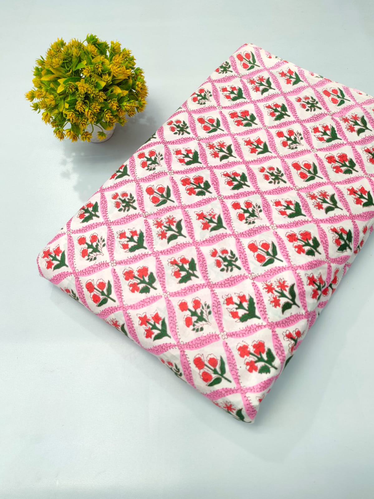Pure Cotton Fabric Screen Printed