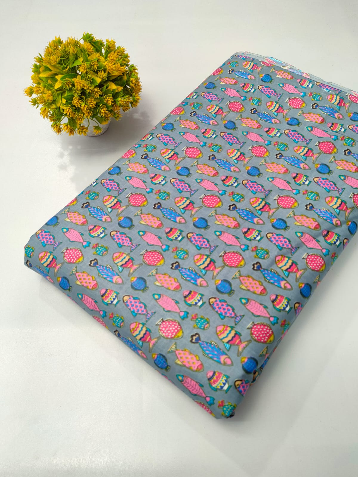 Pure Cotton Fabric Screen Printed