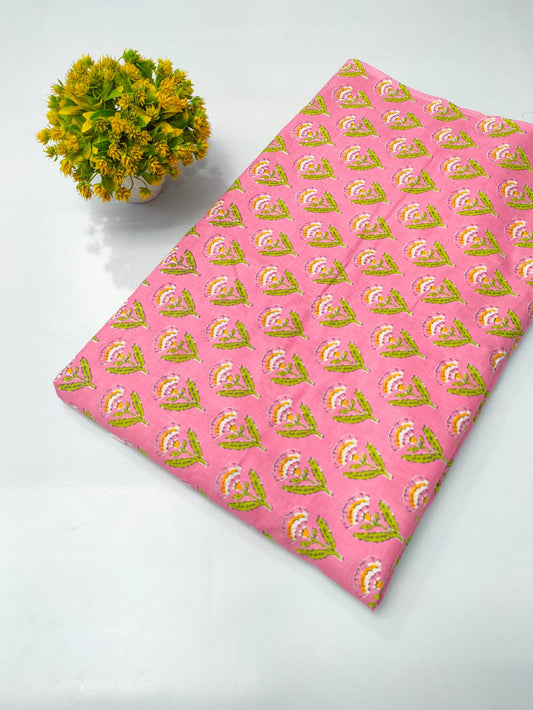 Pure Cotton Fabric Screen Printed