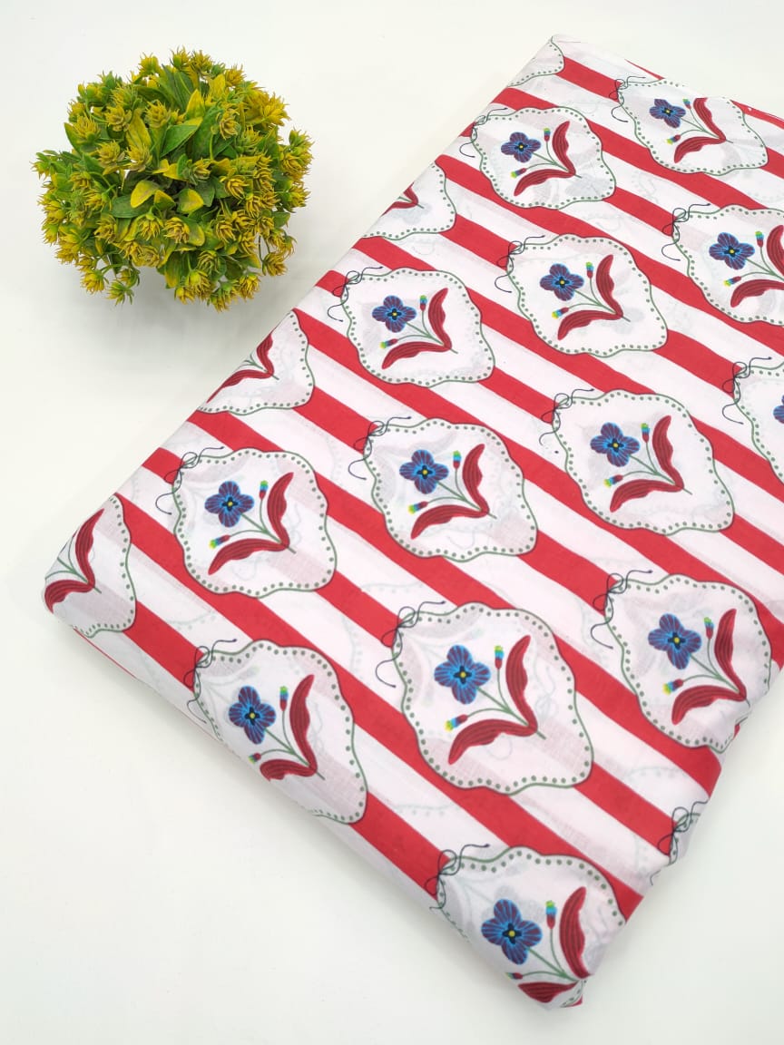 Cotton Dress Materials Tulsi Prints
