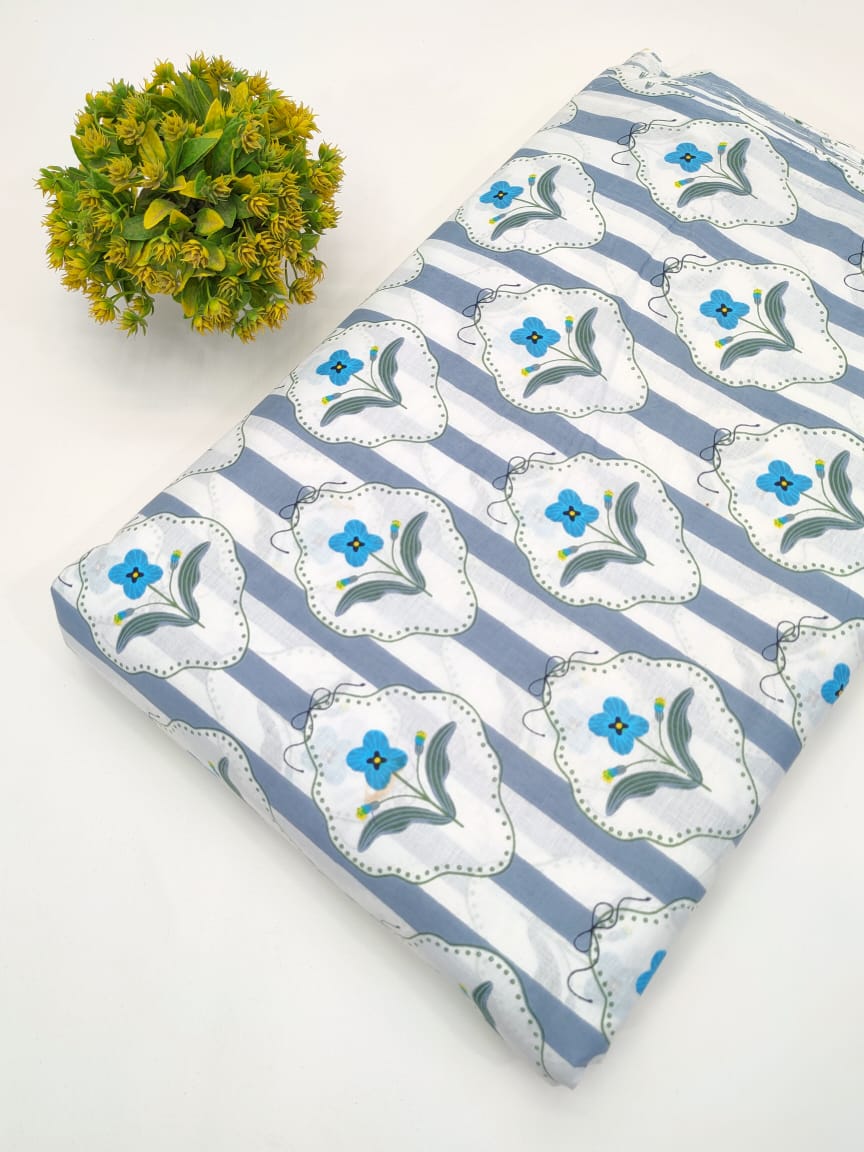 Cotton Dress Materials Tulsi Prints