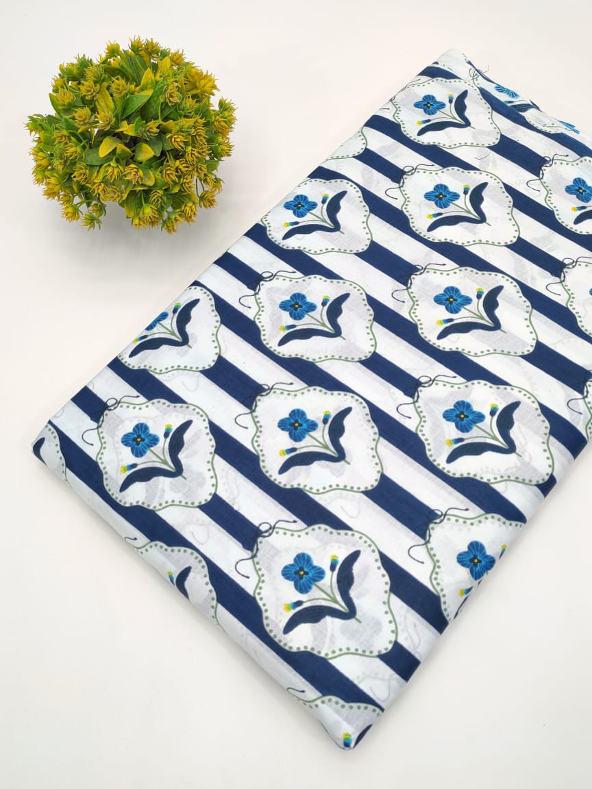 Cotton Dress Materials Tulsi Prints