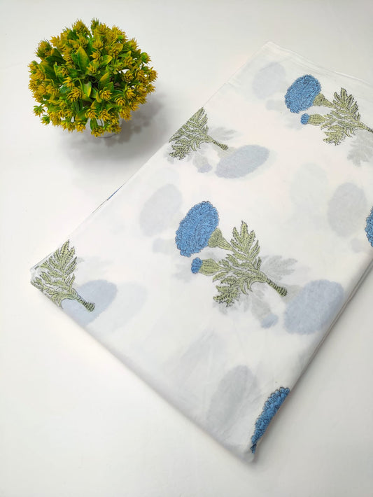 Sanganeri Hand block fabrics