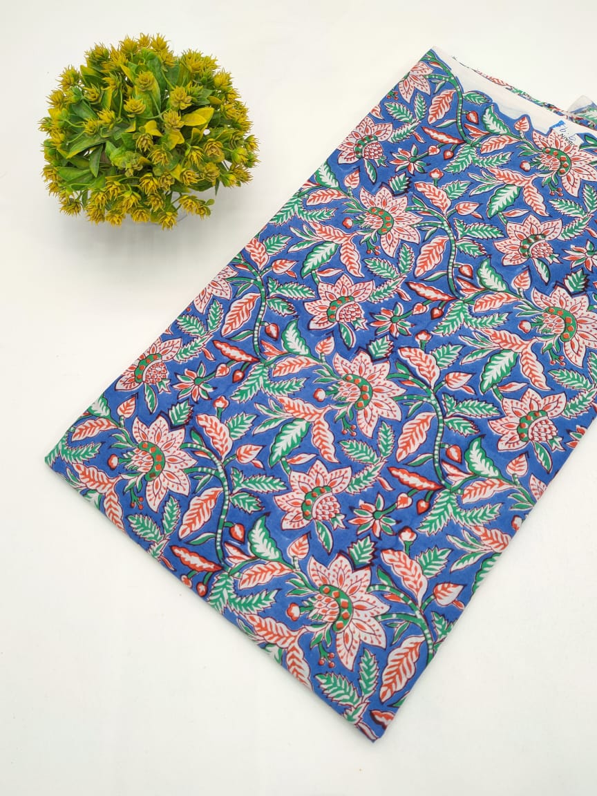 Block print material cotton