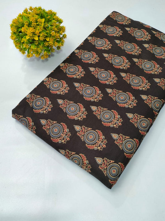 Soft cotton fabric for summer tulsi prints