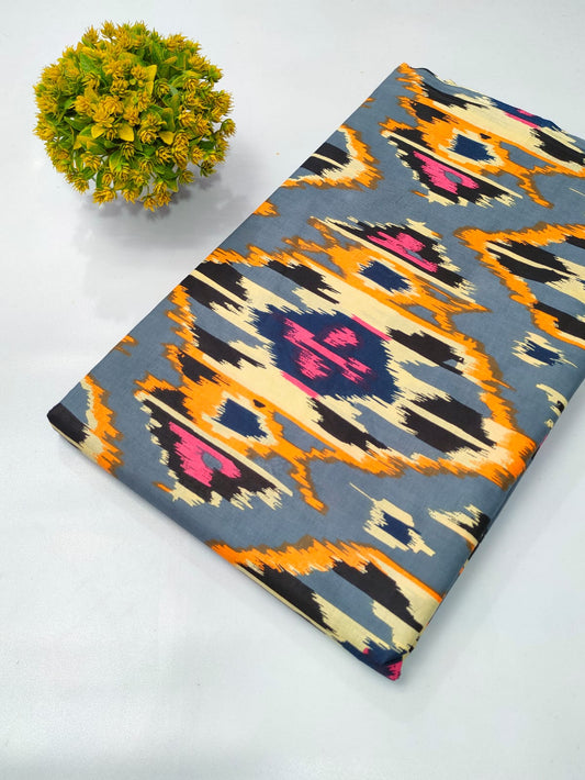 Soft cotton fabric for summer tulsi prints