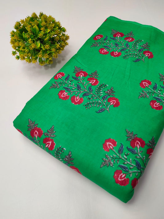 Latest cotton fabrics design