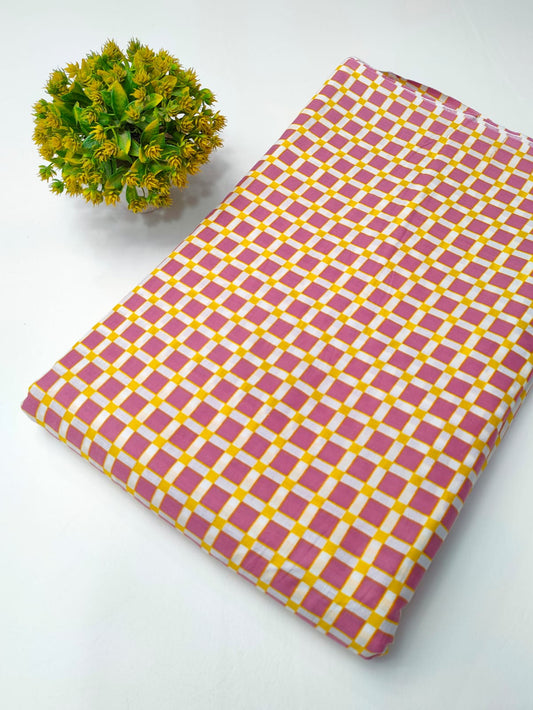 Latest cotton fabrics design