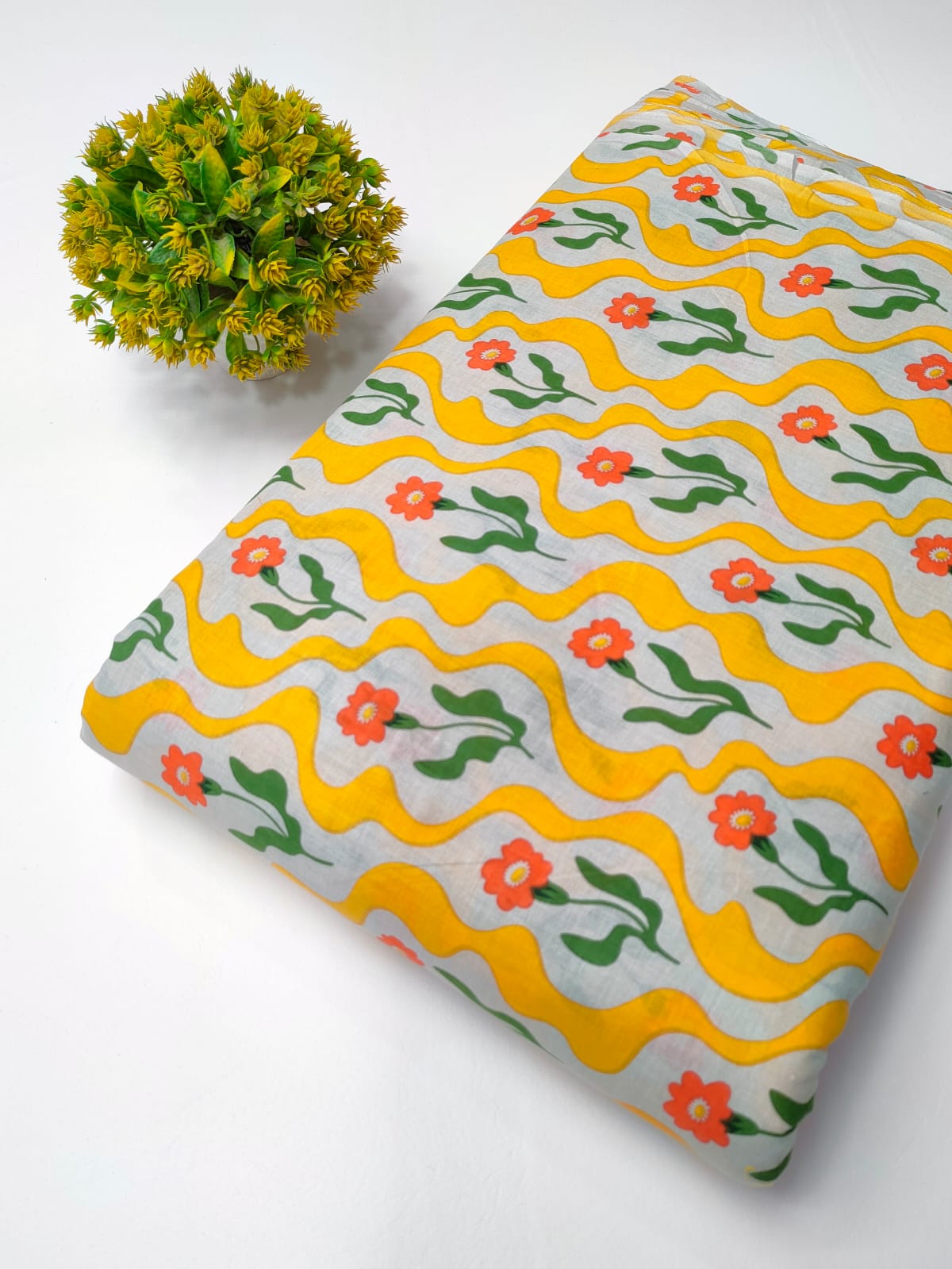 Latest cotton fabrics design