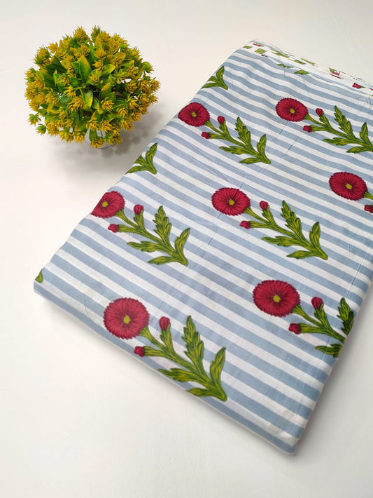 Latest cotton fabrics design