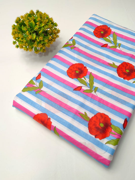 Latest cotton fabrics design