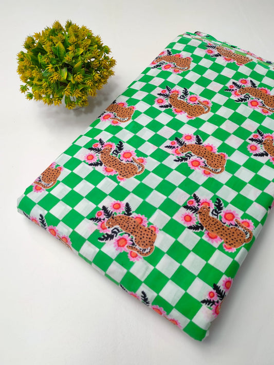 Latest cotton fabrics design