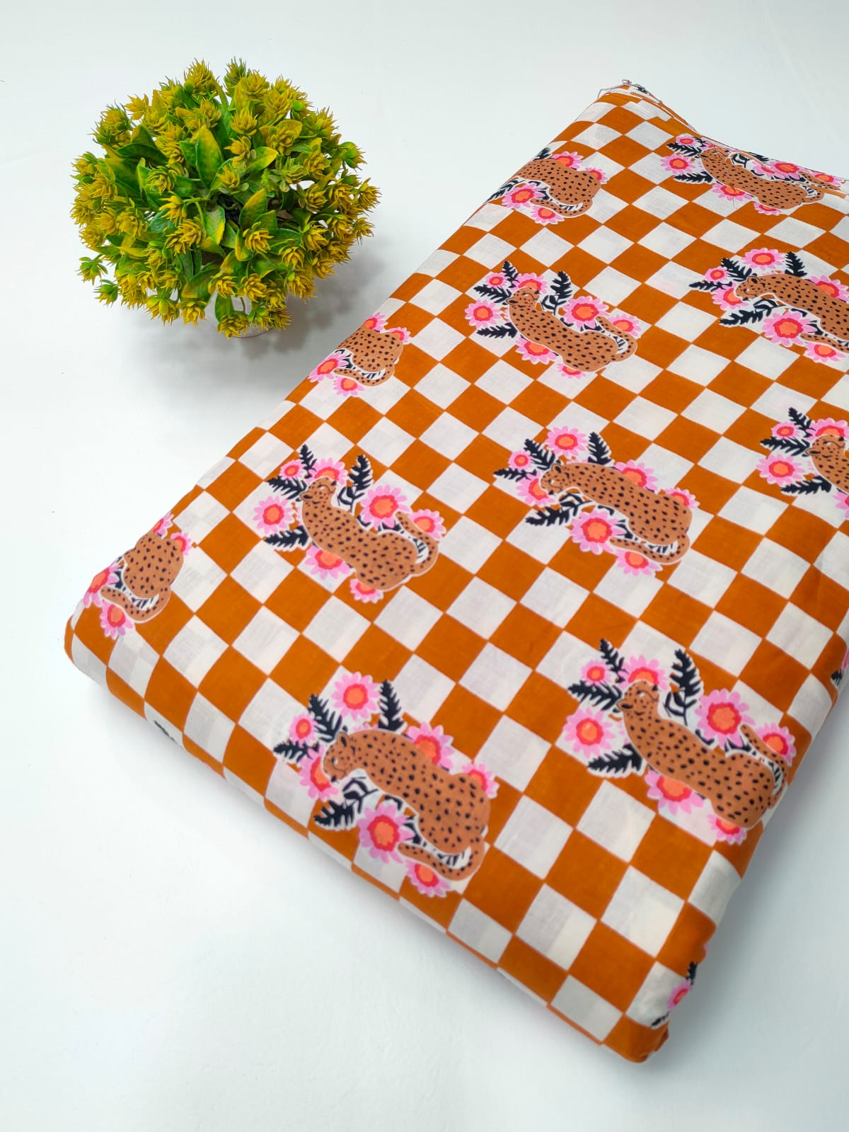 Latest cotton fabrics design