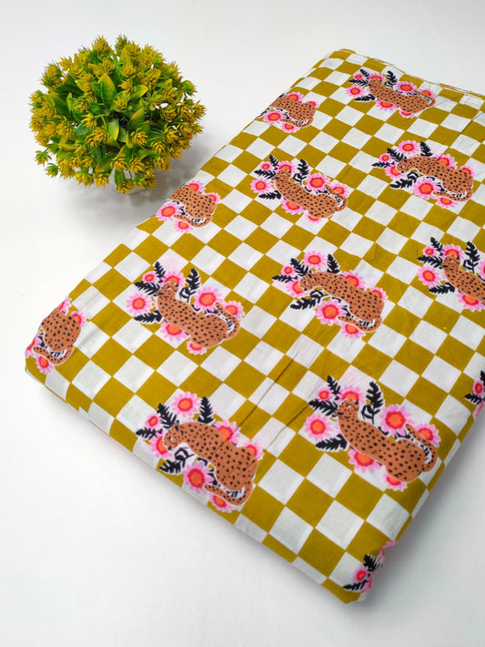 Latest cotton fabrics design