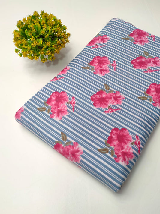 Latest cotton fabrics design